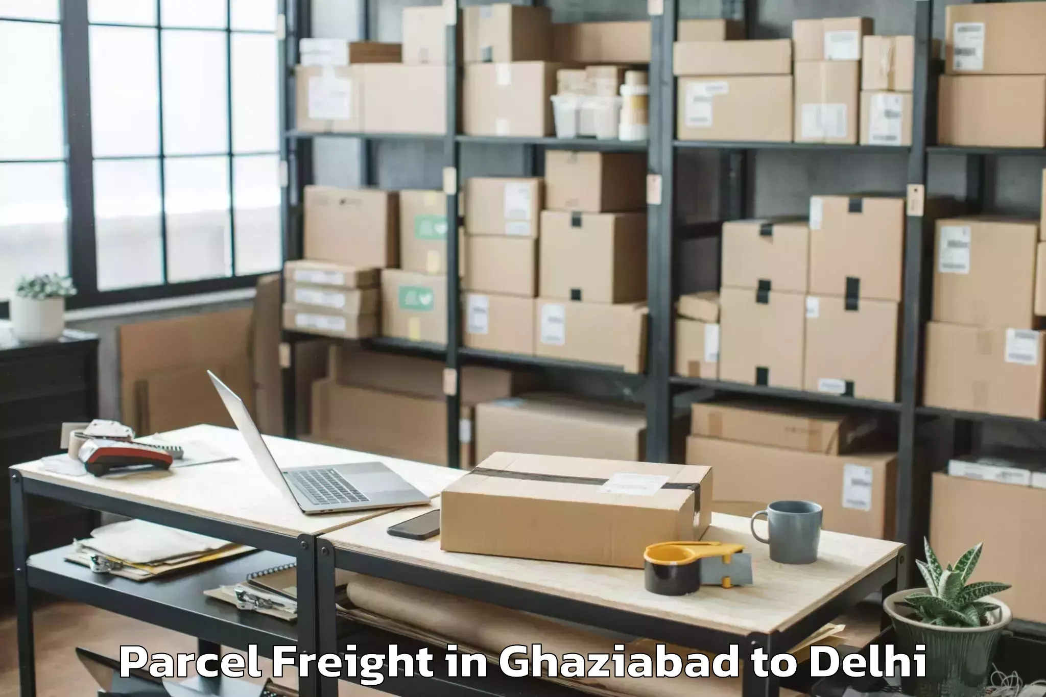 Book Your Ghaziabad to Rajouri Garden Parcel Freight Today